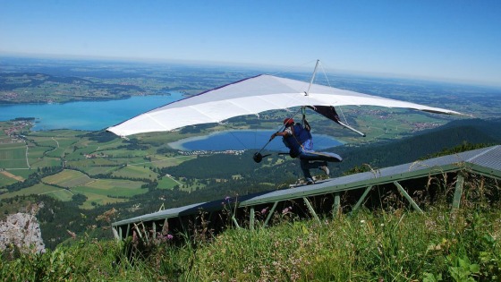 Hang gliding